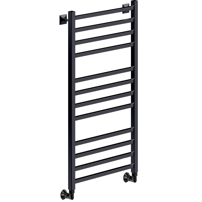 Полотенцесушитель Ника MODERN ЛМ-5 100/40 RAL9005 черный матовый