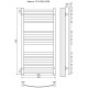 Полотенцесушитель Terminus Стандарт Авиэль П14 500х1056 (6+4+4) МАТРИЦА