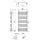 Полотенцесушитель Terma ALEX 1140/500 RAL 9016 белый матовый