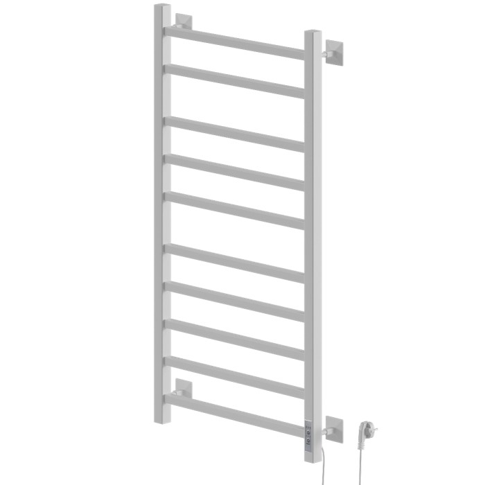 Полотенцесушитель Электрич.кабельный Ника STEP-2 100/50 RAL9016 белый матовый правый тэн