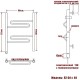 Полотенцесушитель Электрич. Ника CURVE ЛZ 60/40 левый тэн
