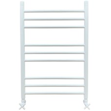 Полотенцесушитель Ника CLASSIC ЛП (Г2) 80/40 RAL9016 белый матовый с вентилями (комплект люкс)