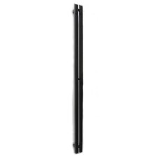 Полотенцесушитель ГРОТА CORSA 80/1200 RAL9005 черный матовый с крючками