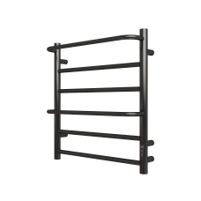 Полотенцесушитель Электрич. с/т GROIS Gamma GR-136 400x600 П6 Ral 9005 R черный матовый