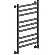 Полотенцесушитель Ника MODERN ЛМ-6 80/50 RAL9005 черный матовый