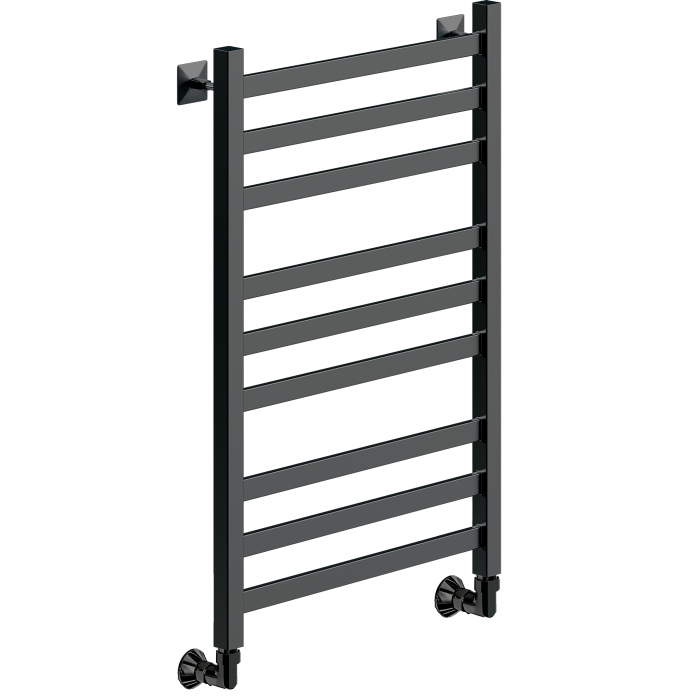 Полотенцесушитель Ника MODERN ЛМ-6 80/50 RAL9005 черный матовый