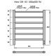 Полотенцесушитель Электрич. с/т GROIS Alex GR-101 500/600 П6 RAL9016 U белый матовый