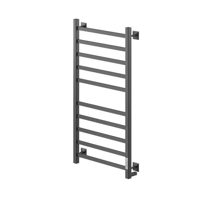 Полотенцесушитель Электрич.кабельный Ника STEP-1 100/50 RAL9005 черный матовый правый тэн
