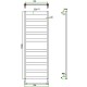 Полотенцесушитель ГРОТА BREZZA 53/150