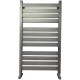 Полотенцесушитель Ника MODERN ЛМ-7 100/50 Matt Antique Silver с вентилями (комплект люкс)