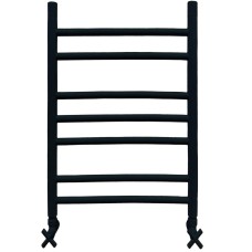 Полотенцесушитель Ника CLASSIC ЛП (Г2) 60/40 RAL9005 черный матовый с вентилями (комплект люкс)*