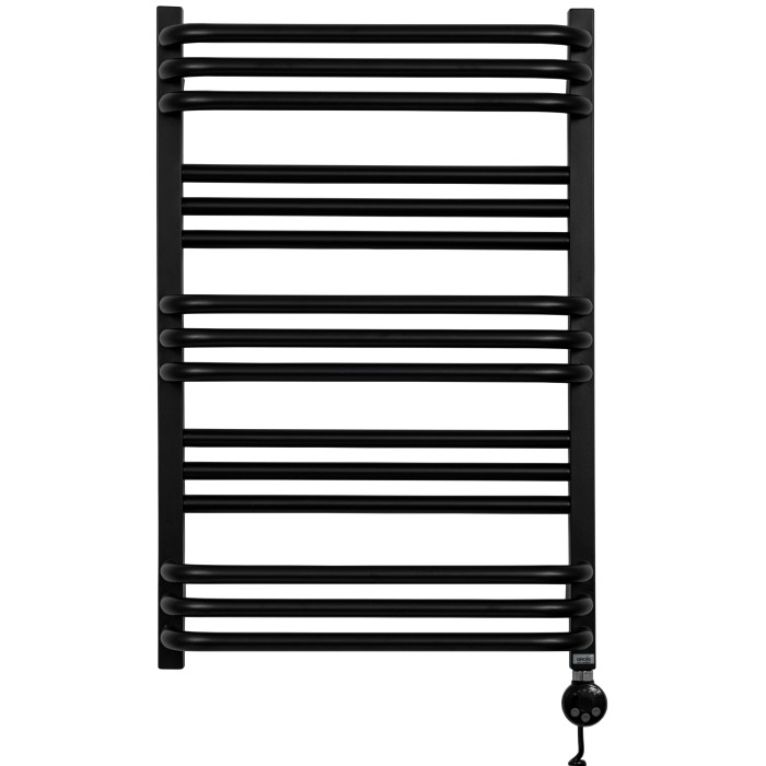Полотенцесушитель GROIS Mayra GR-012 500х800 П15 (3+3+3+3+3) RAL9005 черный матовый