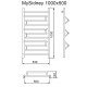 Полотенцесушитель MYFREA My Sidney 100/50
