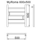 Полотенцесушитель MYFREA My Rome 60/50