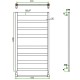 Полотенцесушитель ГРОТА BREZZA 63/120