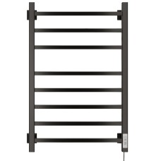 Полотенцесушитель Электрич.кабельный Ника STEP-2 80/50 RAL9005 черный матовый правый тэн