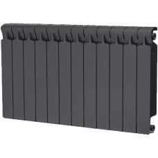 Радиатор биметаллический RIFAR MONOLIT 500 х 12 секций АНТРАЦИТ боковое подключение