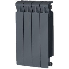 Радиатор биметаллический RIFAR MONOLIT 500 х 4 секции АНТРАЦИТ боковое подключение