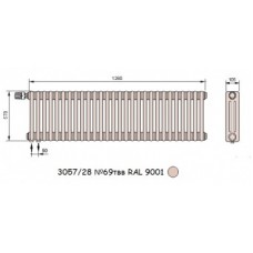 Радиатор отопления Arbonia 3057/28 N69 твв RAL 9001