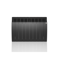 Радиатор отопления Royal Thermo Biliner Alum 500 Noir Sable 10 секц.