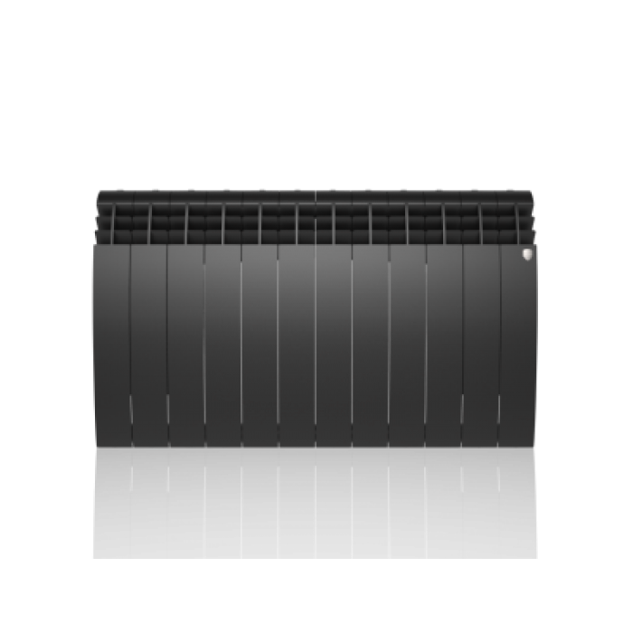 Радиатор отопления Royal Thermo Biliner Alum 500 Noir Sable 12 секц.