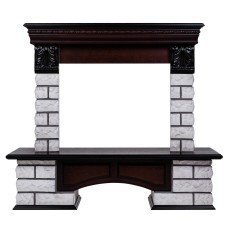 Портал каминный из МДФ RealFlame Country Lux Rock AO античный дуб Портал каминный из МДФ RealFlame Country Lux Rock AO античный дуб