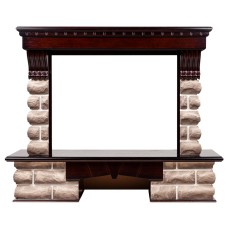 Портал каминный из МДФ RealFlame Kansas 33 AO античный дуб Портал каминный из МДФ RealFlame Kansas 33 AO античный дуб