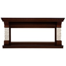 Портал каминный из МДФ RealFlame Michigan 50 NT орех, под очаг Saphir 50 Портал каминный из МДФ RealFlame Michigan 50 NT орех, под очаг Saphir 50