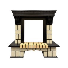 Портал каминный из МДФ RealFlame Stone ML STD/EUG DN орех