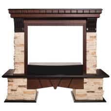 Портал каминный из МДФ RealFlame Rockland AO античный дуб Портал каминный из МДФ RealFlame Rockland AO античный дуб