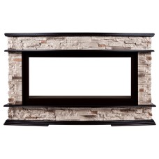 Портал каминный из МДФ линейный RealFlame Frankfurt 42, античный дуб Портал каминный из МДФ линейный RealFlame Frankfurt 42, античный дуб