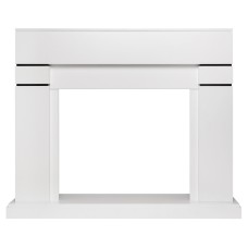 Портал каминный из МДФ RealFlame Lindelse 26 WT белый Портал каминный из МДФ RealFlame Lindelse 26 WT белый