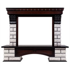 Портал каминный из МДФ RealFlame Country Rock 26 AO античный дуб Портал каминный из МДФ RealFlame Country Rock 26 AO античный дуб