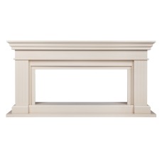 Портал каминный из МДФ RealFlame Ontario 42 белый, для очагов Beverly 1000 и Saphir 42 Портал каминный из МДФ RealFlame Ontario 42 белый, для очагов Beverly 1000 и Saphir 42