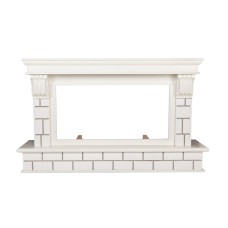 Портал каминный из МДФ RealFlame Stone 36 WT, под очаги Joker 36 и Flash 36