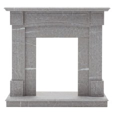 Портал каминный из МДФ RealFlame Andrea под очаги (Majestic, Fobos, Eugene, 3D Olympic) серый F716