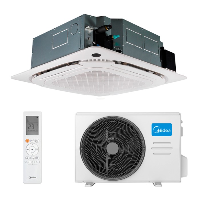 Кассетный кондиционер Midea MCD1-24HRN1-Q/MOX431U-24HN1-LQ
