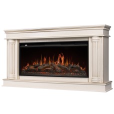 Каминокомплект: Очаг Royal Thermo Aurora RTFP/P-AR40LS, портал Olympia 42/40/36, сл. кость с зол. па