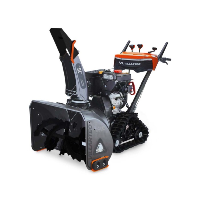 Снегоуборщик бензиновый Villartec WB G-139T SnowBoss™ (375 см3, 86/54 см, 6/2 ск, гусен.)