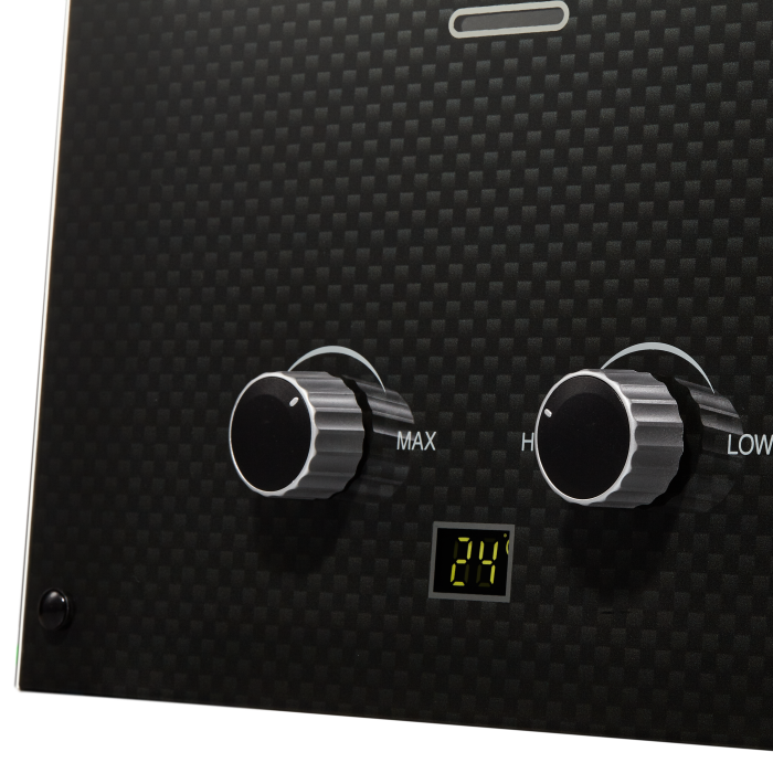 Колонка газовая Zanussi GWH 10 Fonte Glass Carbon