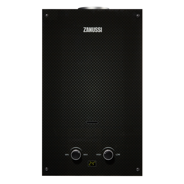 Колонка газовая Zanussi GWH 10 Fonte Glass Carbon