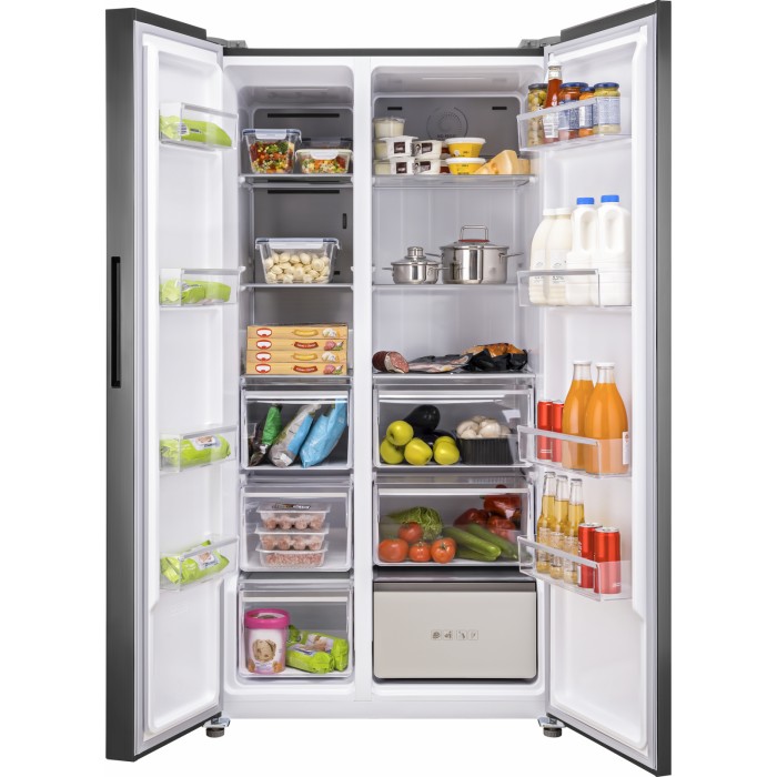 Отдельностоящий холодильник с инвертором Weissgauff  WSBS 735 NFX Inverter Professional