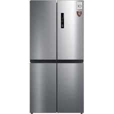 Отдельностоящий холодильник с инвертором Weissgauff  WCD 450 NFX Inverter