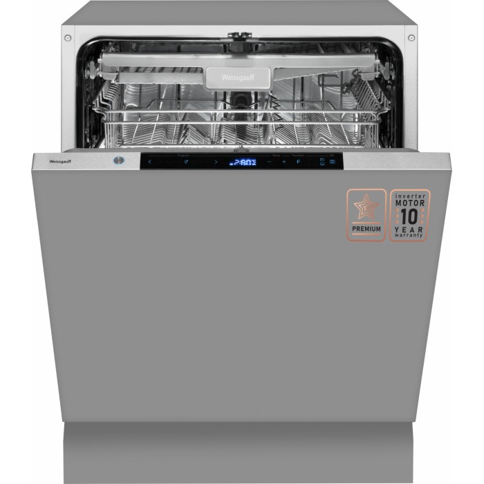 Посудомоечная машина с авто-открыванием и инвертором Weissgauff  BDW 6150 Touch DC Inverter