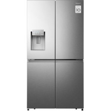 Отдельностоящий холодильник с инвертором и генератором льда Weissgauff  WCD 685 NFX NoFrost Inverter