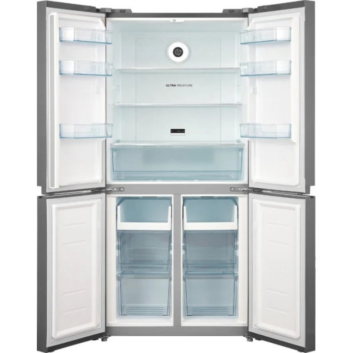 Отдельностоящий холодильник с инвертором Weissgauff  WCD 450 NFX Inverter