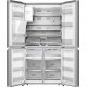 Отдельностоящий холодильник с инвертором и генератором льда Weissgauff  WCD 685 NFX NoFrost Inverter