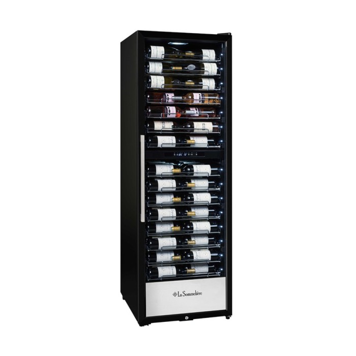 Двухзонный винный шкаф, LaSommeliere модель PRO160DZN