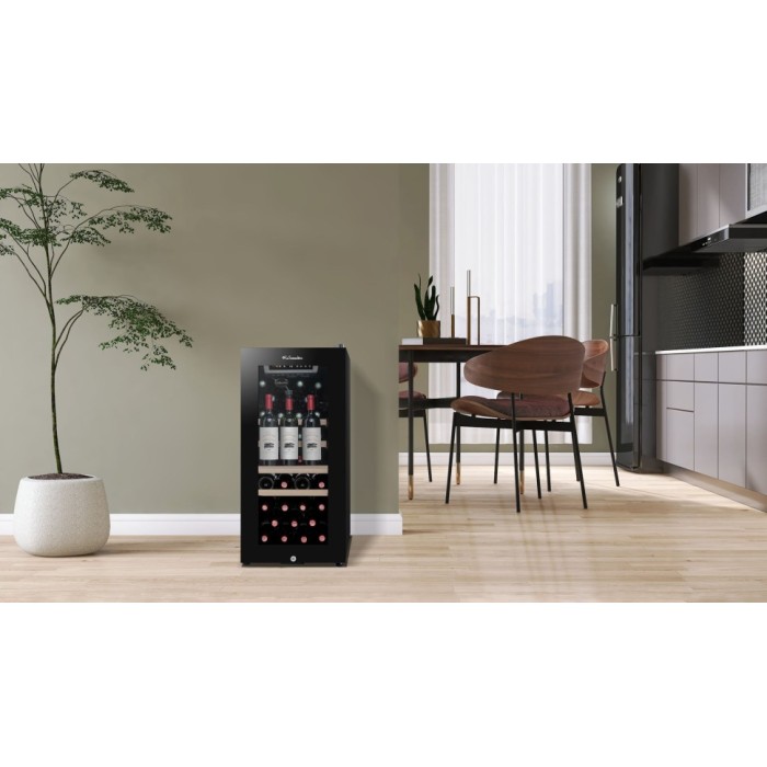 Монотемпературный шкаф, LaSommeliere модель LS38BLACK