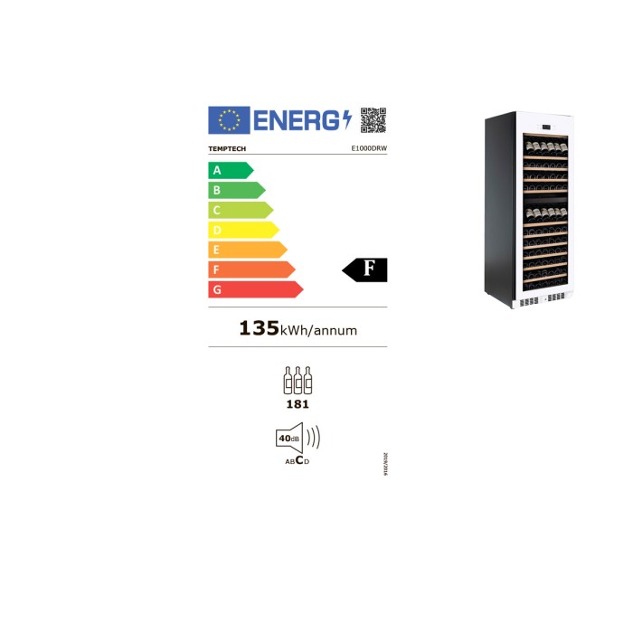 Винный шкаф Temptech E1000DRW